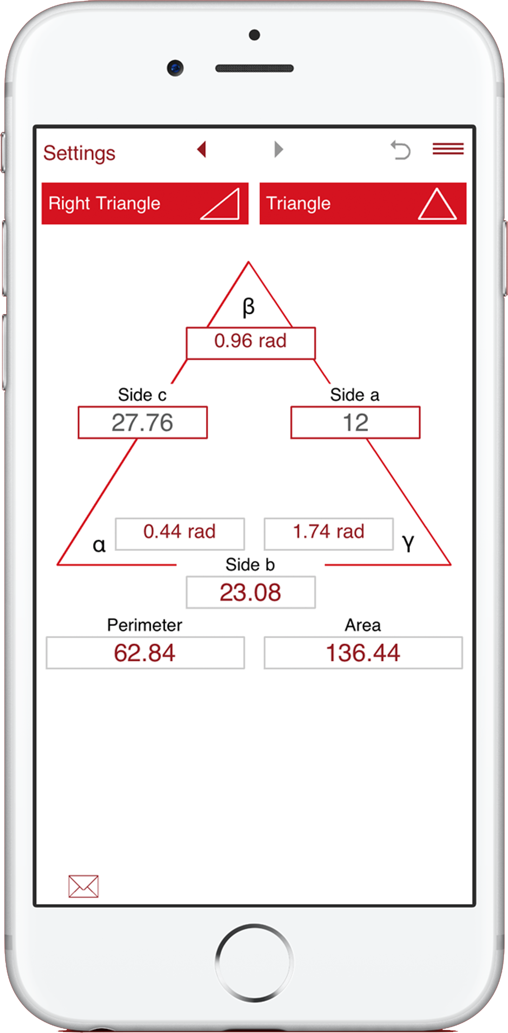Best triangle calculator for your computer or mobile device